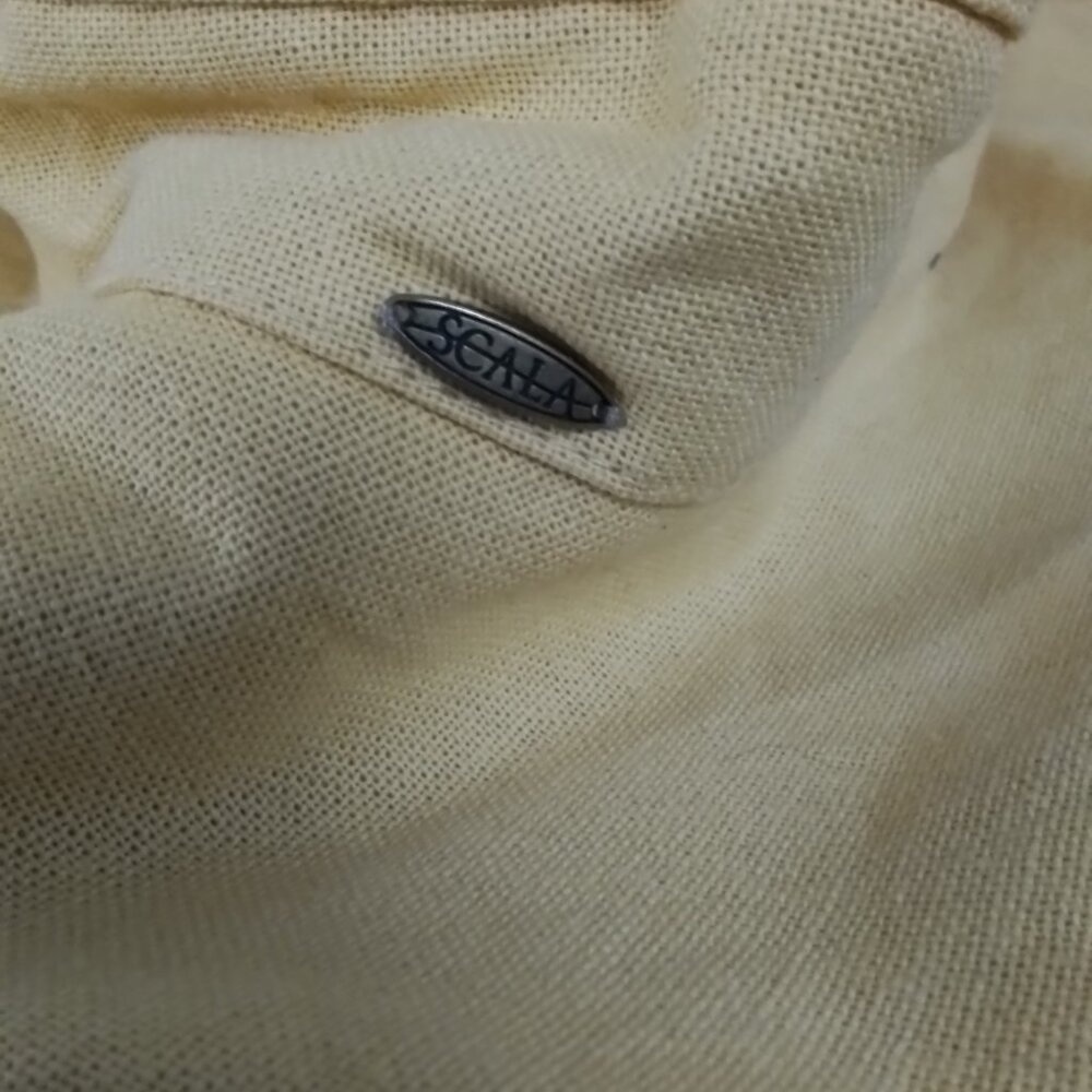 Scala Collezione Drawstring Bucket Hat Yellow One… - image 4